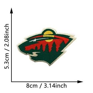 Minnesota Wild NHL Patches DIY HOCKEY All Teams Embroidered